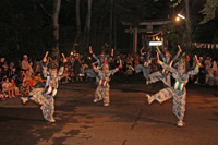 八幡宮綴子神社例大祭・宵宮５