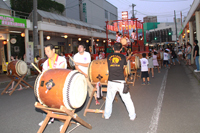 鷹巣祇園太鼓100人打ち1