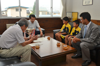 写真：全日本小学生ソフトテニス大会出場報告