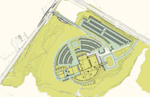 画像：北秋田市民病院平面図