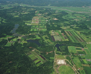 写真：北秋田市民病院航空写真2