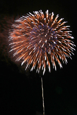 北秋田の夜空を焦がした打ち上げ花火の数々4