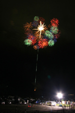 北秋田の夜空を焦がした打ち上げ花火の数々7