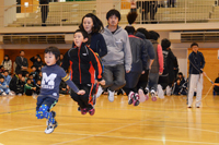 記録に挑戦した第15回北秋田市ながなわとび大会（合川体育館）2