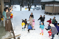 米内沢神社の節分祭