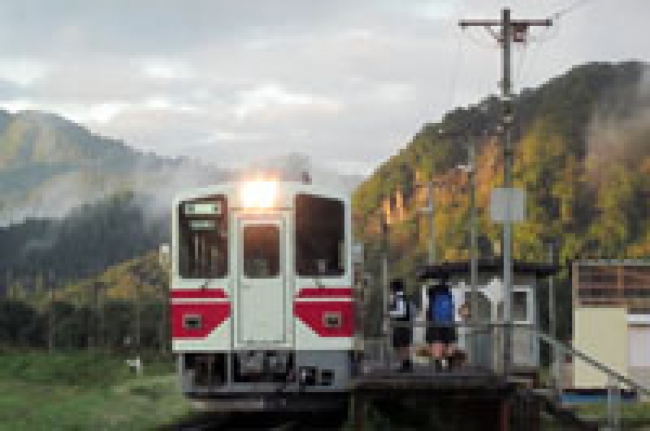 アニメ映画 君の名は の劇中に前田南駅 北秋田市ホームページ 住民が主役のもりのまち