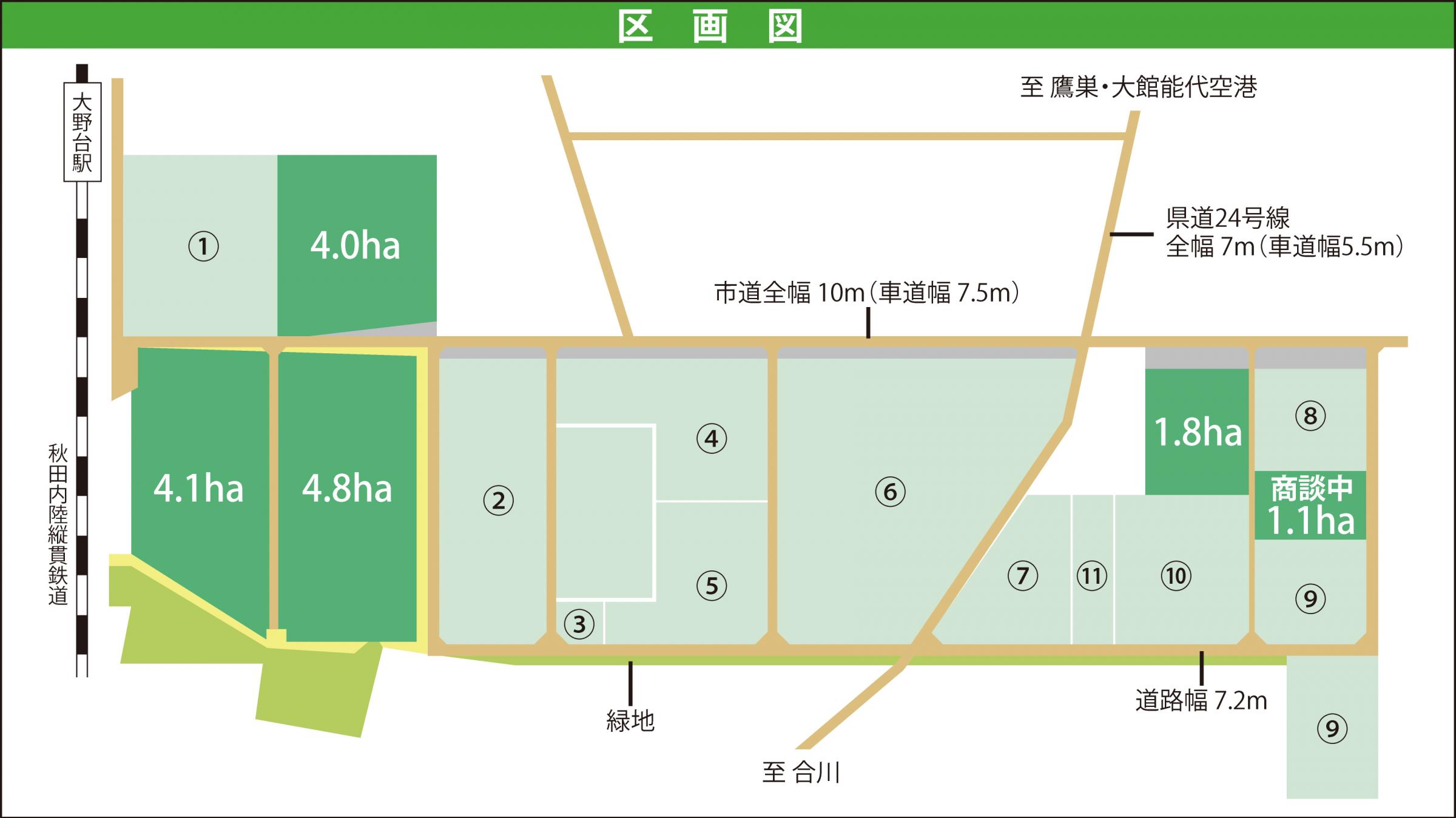 進出企業区画図