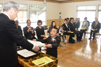 たかのす幼稚園卒園証書授与式・閉園式1