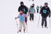 吹雪が収まる時間もありました（ゴール時）