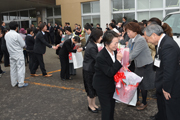 北秋田市職員退職辞令交付式3