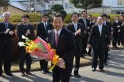 写真：津谷市長