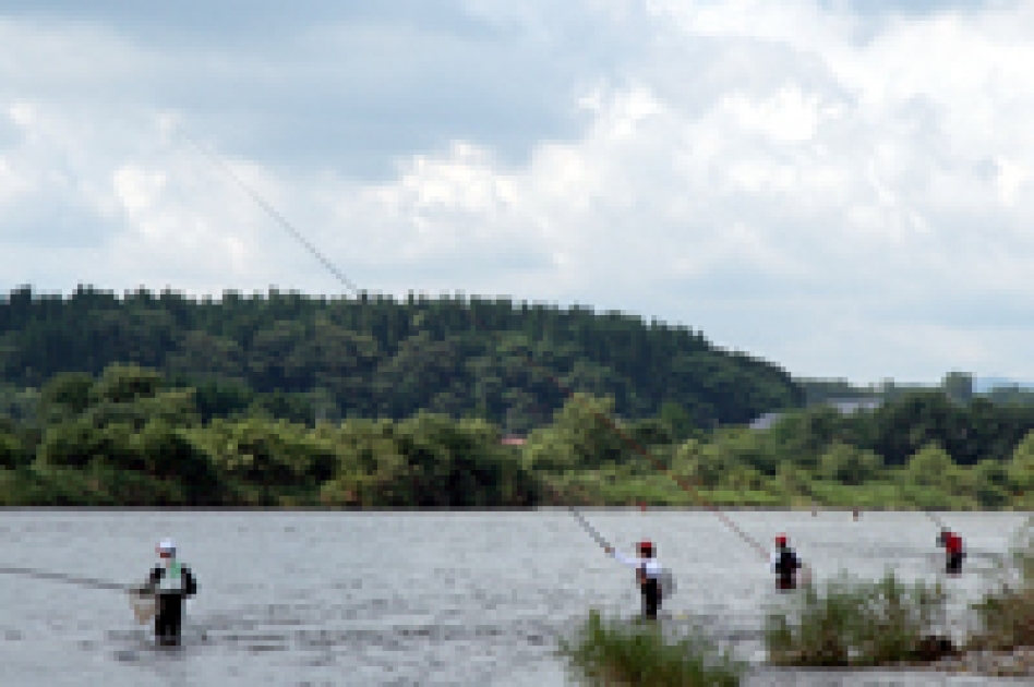 鮎釣り名人腕を競う | 北秋田市ホームページ 住民が主役のもりのまち