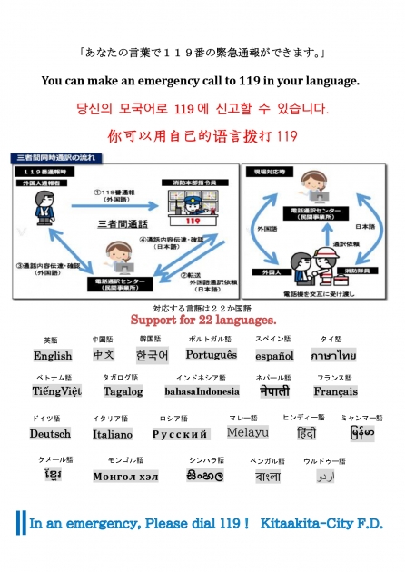 多言語電話同時通訳サービス(令和6年4月16日更新) | 北秋田市