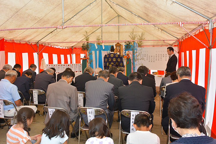 七日市保育園地鎮祭