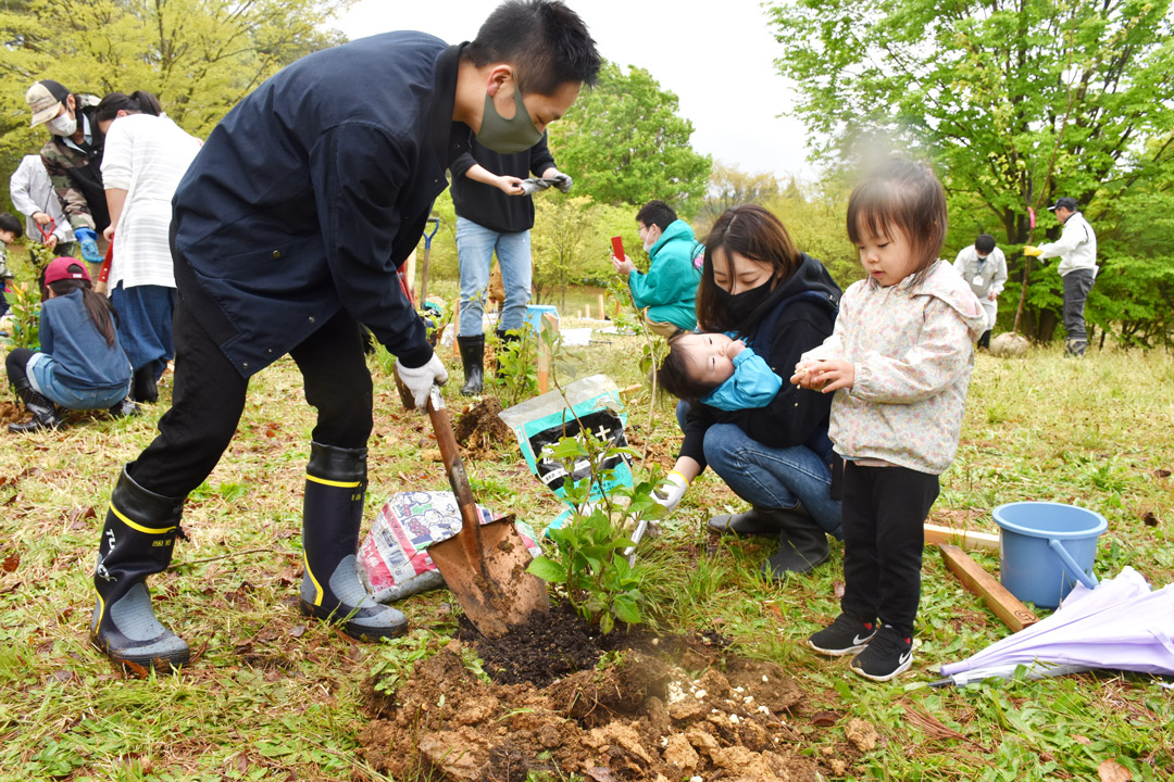 第45回・第46回誕生の森記念植樹