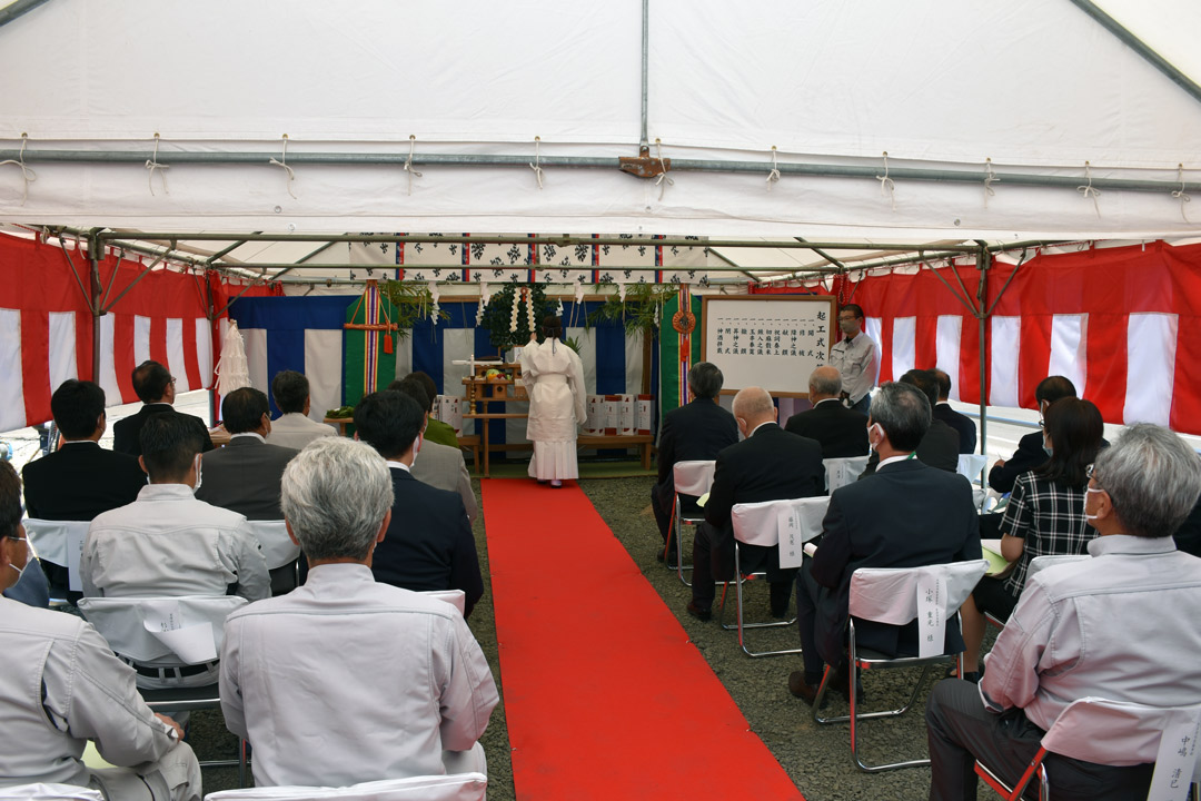 合川公民館改築工事 起工式・安全祈願祭