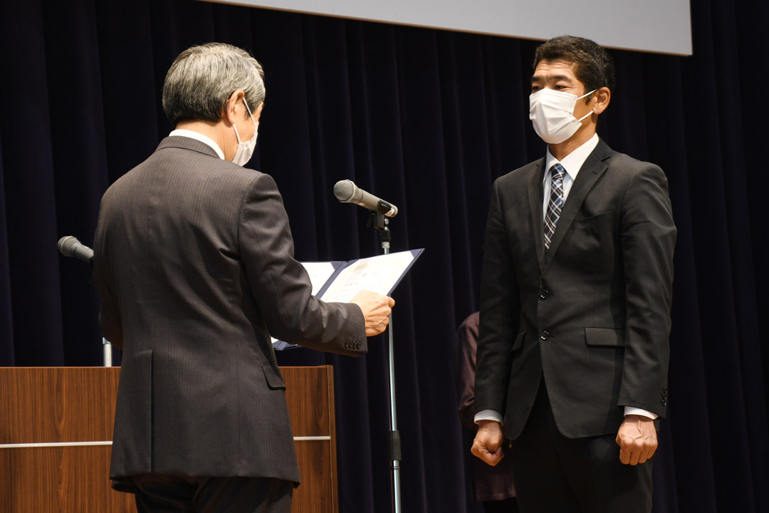 令和3年度北秋田市花だんコンクール表彰式