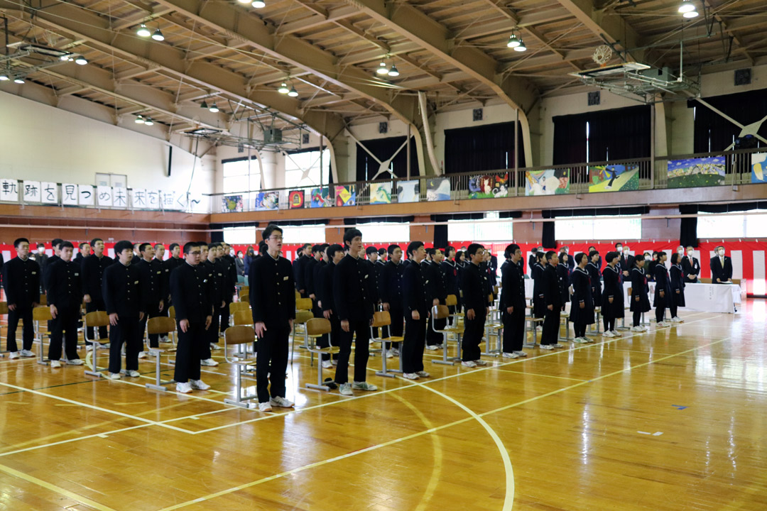  在校生の全校合唱