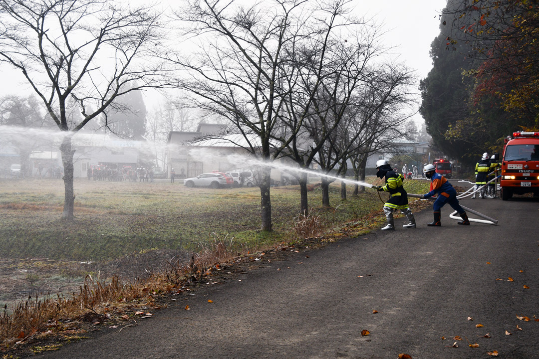 遠距離中継訓練（合川地区）