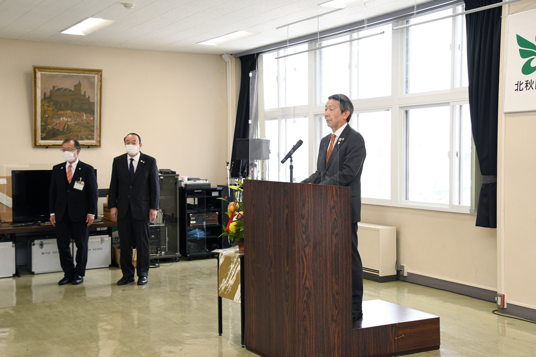 津谷市長の年頭訓示