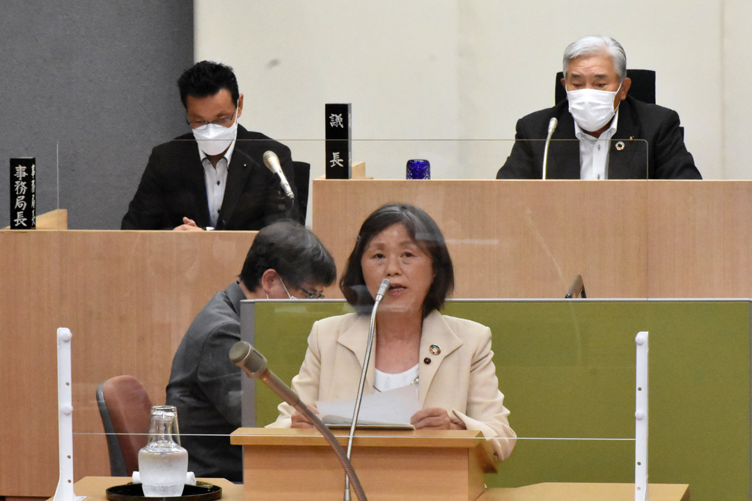 久留嶋範子議員の一般質問