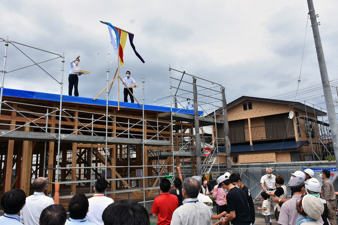 子育てサポートハウス上棟式