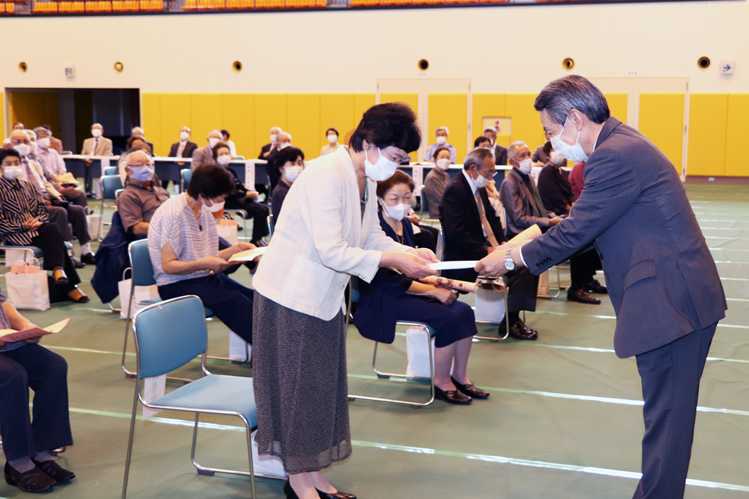 新敬老代表の櫻井さん