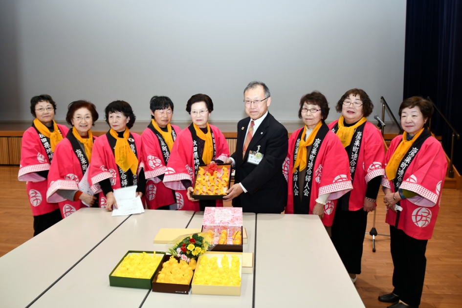 交通安全母の会「黄色の鈴」贈呈式 | 北秋田市ホームページ 住民が主役