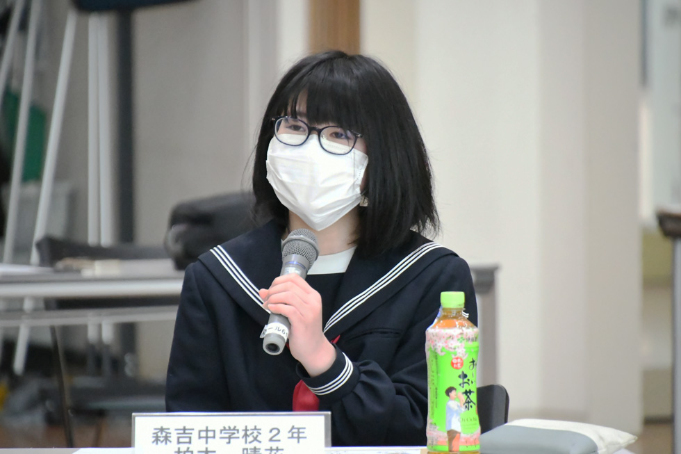 柏木さん（森吉中学校）