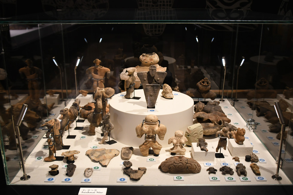 出土した様々な土偶