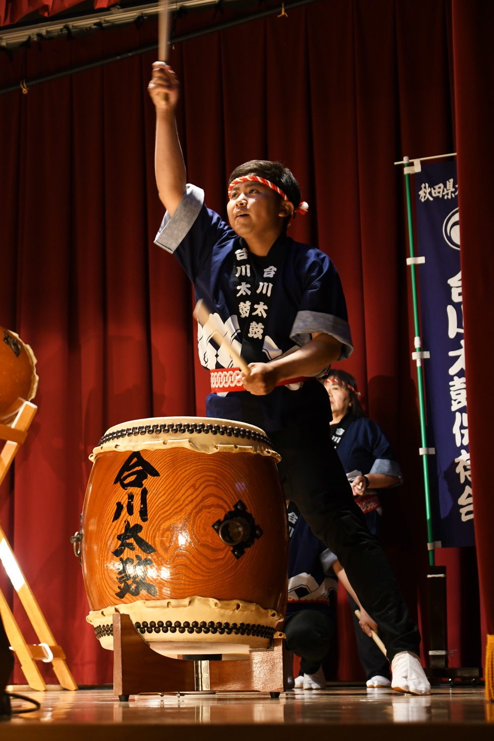 力強い太鼓の音が会場に響き渡る