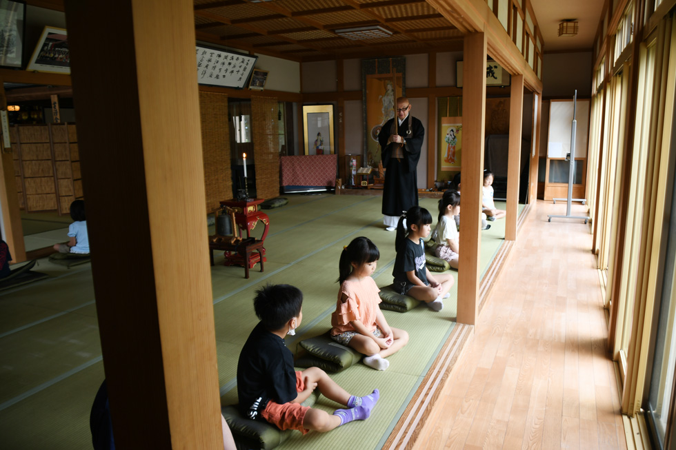 あいかわ保育園 太平寺座禅会