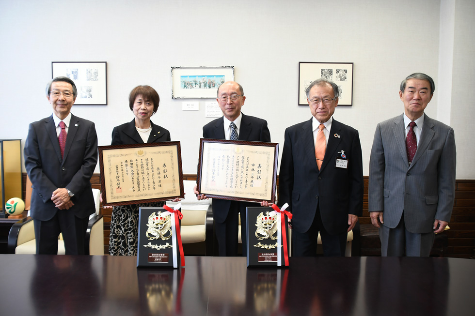 秋田県青少年健全育成功労者（個人の部）表彰 受章報告 