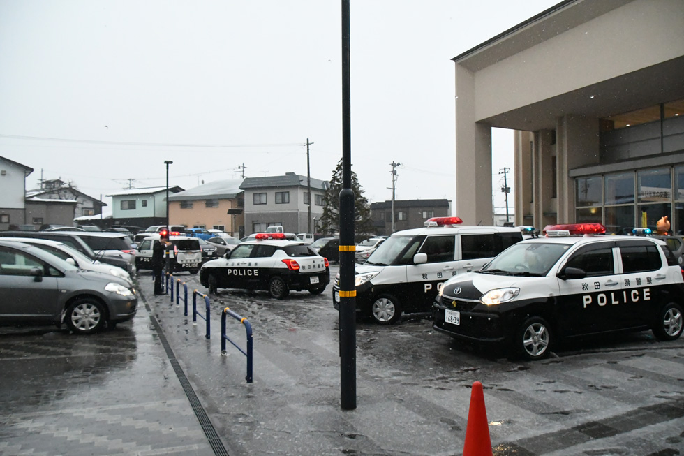 パトロール車両の出動