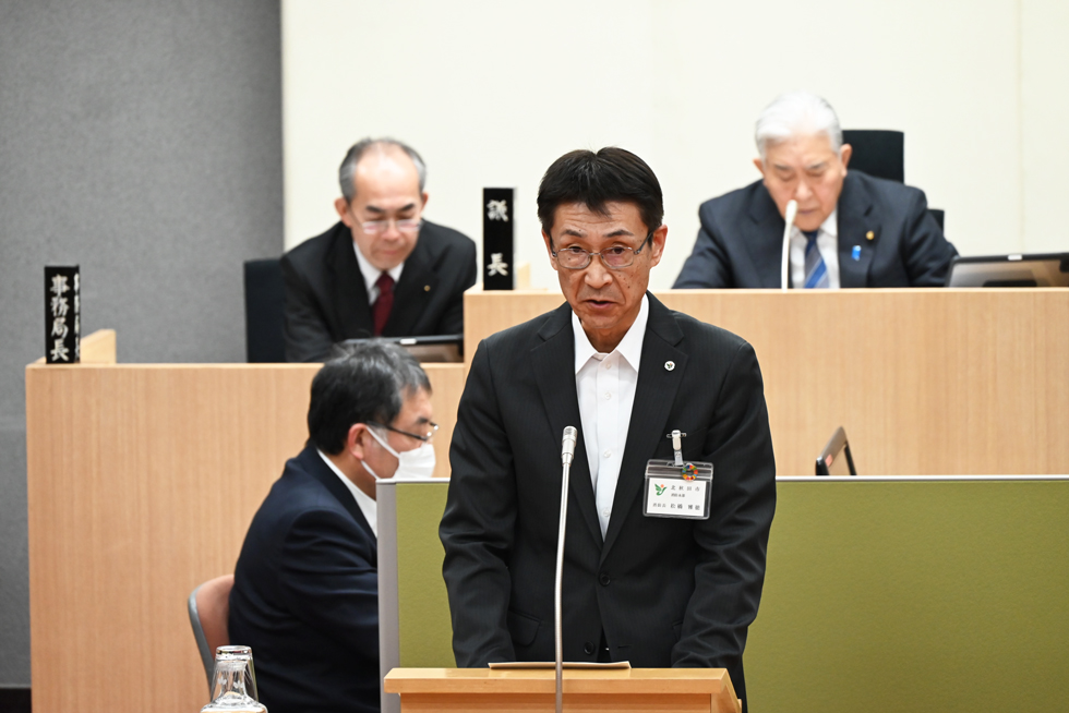 議案の提案(松橋消防長)