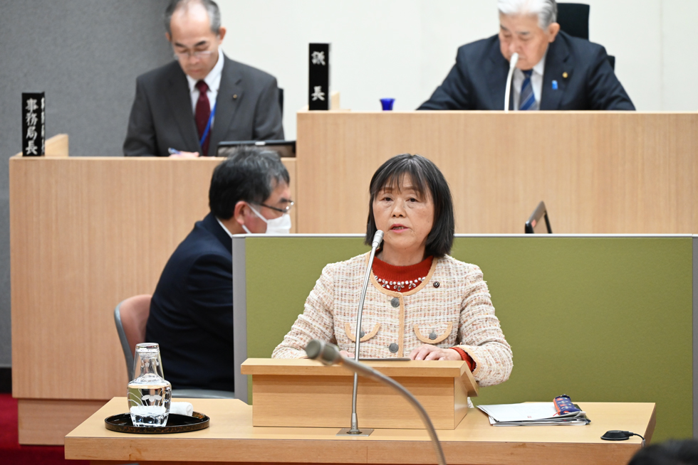 久留嶋範子議員(日本共産党議員団)