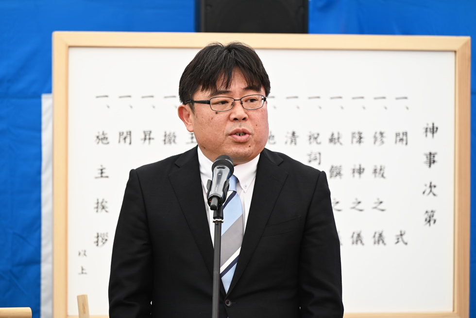 高田代表取締役のあいさつ