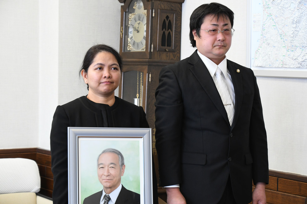 ご家族の隆広さんとマリアさん