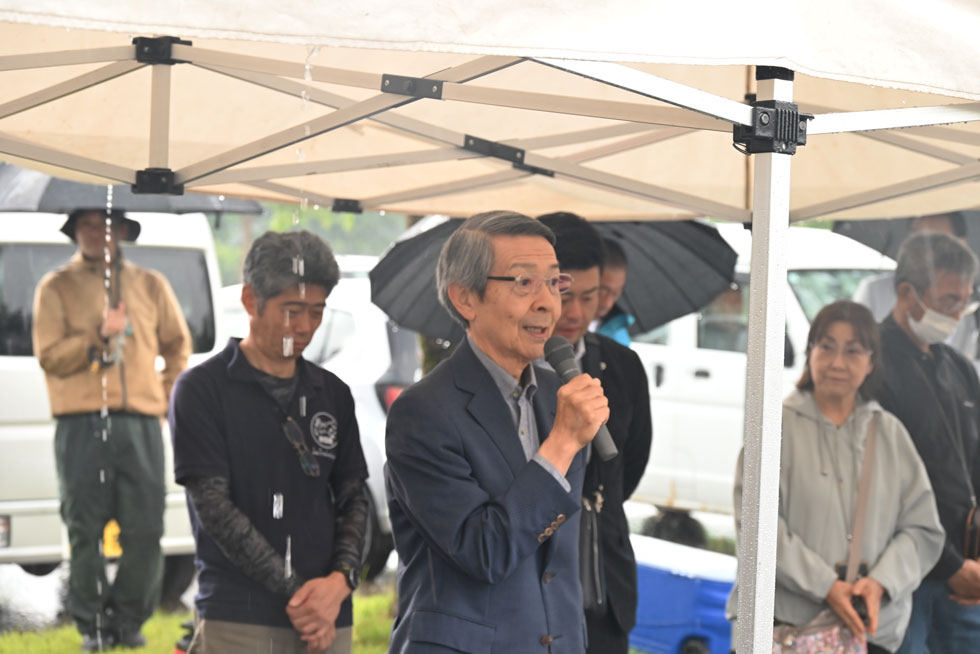 市長の合図で午後の部がスタート！ [97KB]