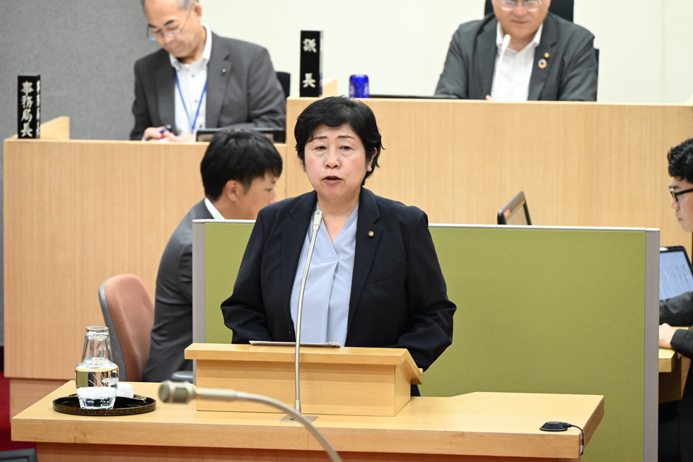 福田牧子議員（公明党）
