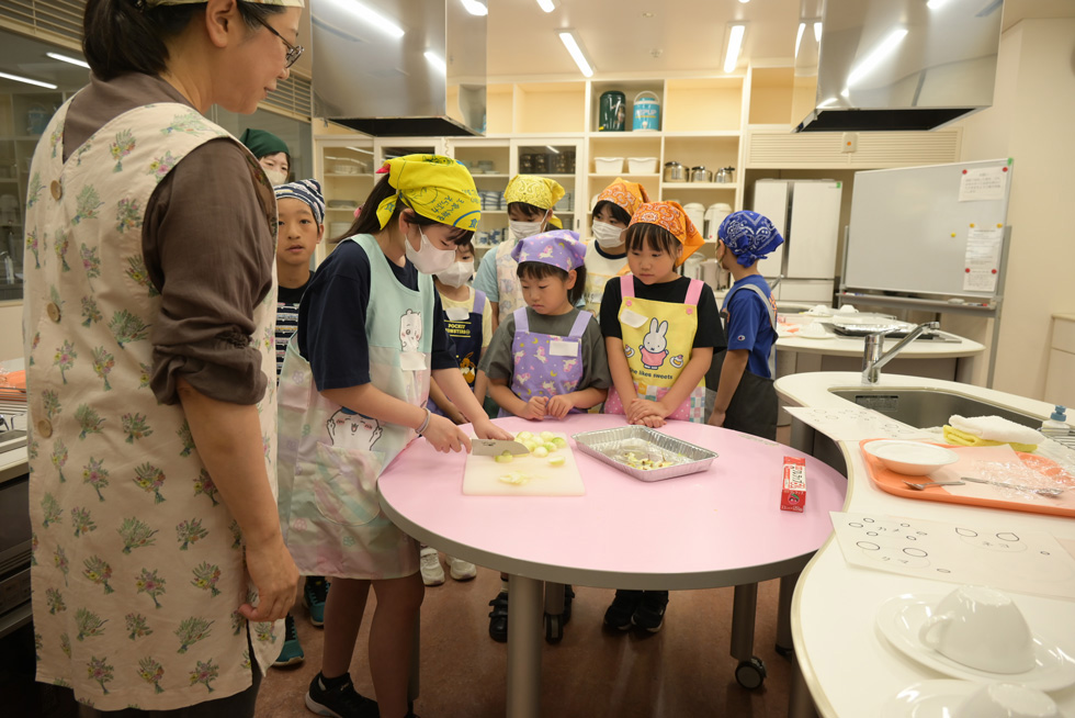 夏休みワクワク子ども料理教室