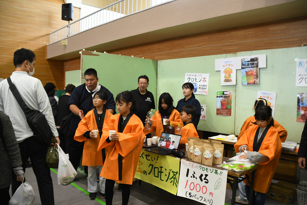 ブース初出店！阿仁学園の児童生徒の皆さん