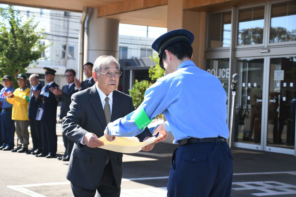 表彰された加賀谷誠さん