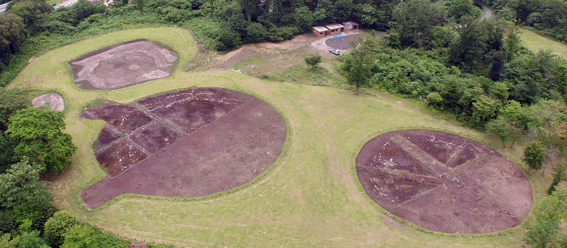 空から見た伊勢堂岱遺跡