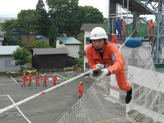 ロープブリッジ渡過1